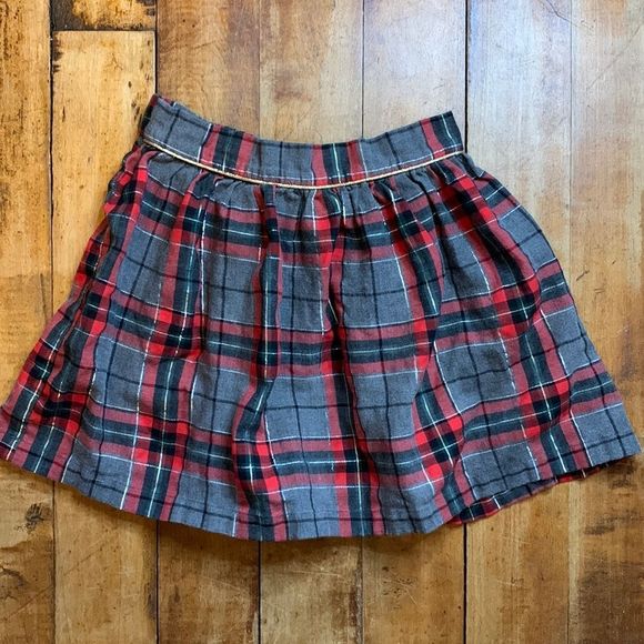 Carter's Other - Girls size 7 Carters red plaid skirt Valentine's day outfit